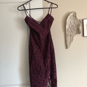 Lovers and friends purple lace dress